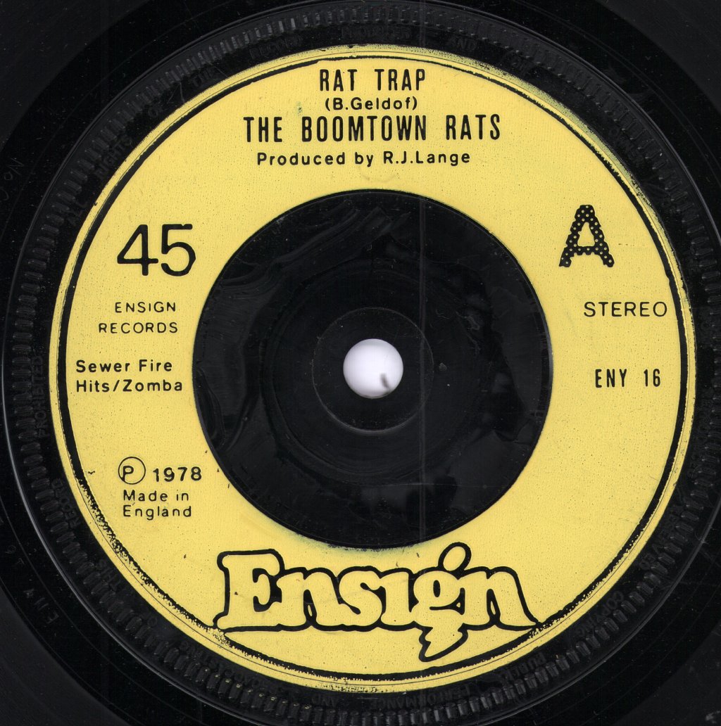Boomtown Rats - Rat Trap - 7 Inch