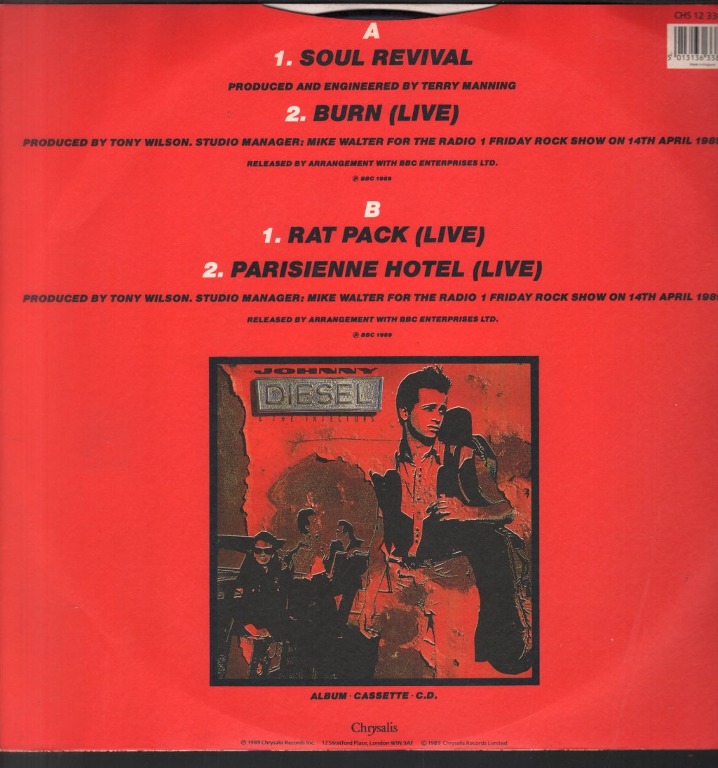 Johnny Diesel And The Injectors - Soul Revival - 12 Inch