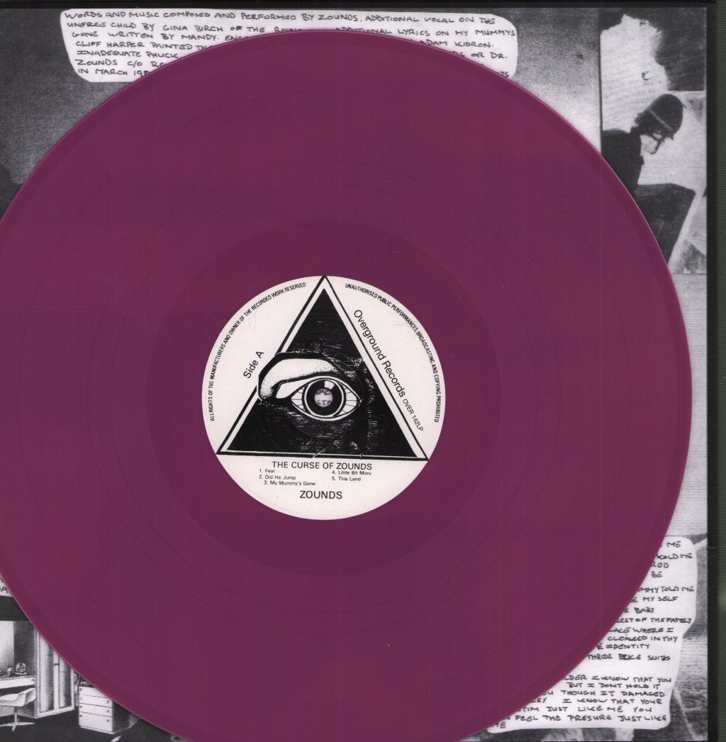 Zounds - Curse Of Zounds - Lp