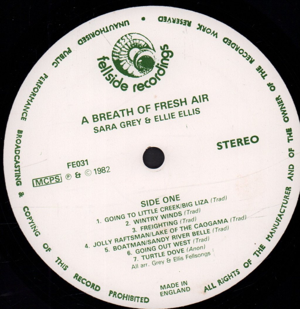 Sara Grey And Ellie Ellis - A Breath Of Fresh Air - Lp