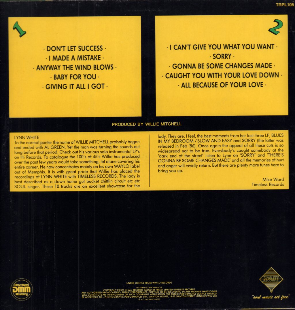 Lynn White - Success - Lp