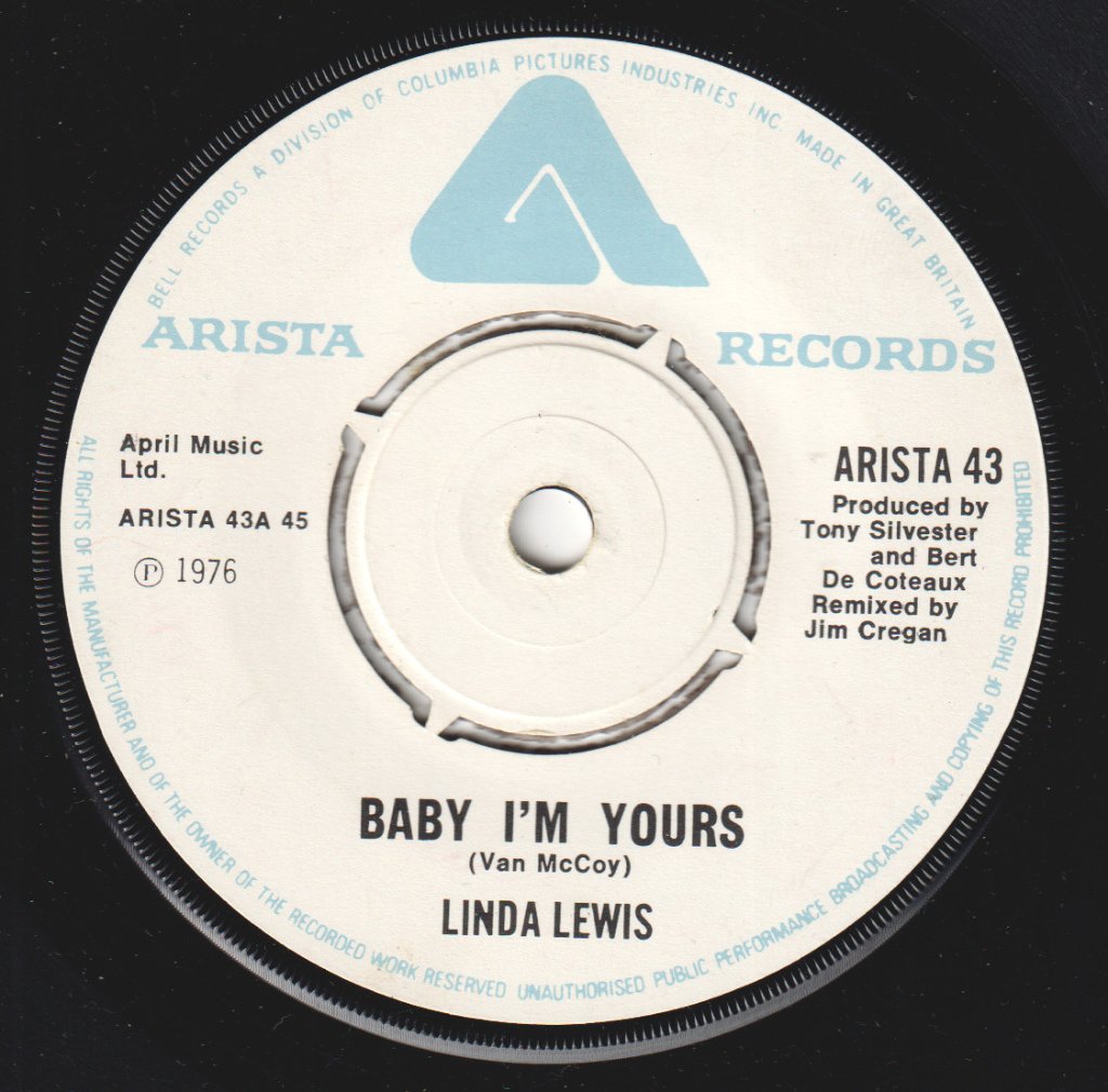 Linda Lewis - Baby I'm Yours - 7 Inch
