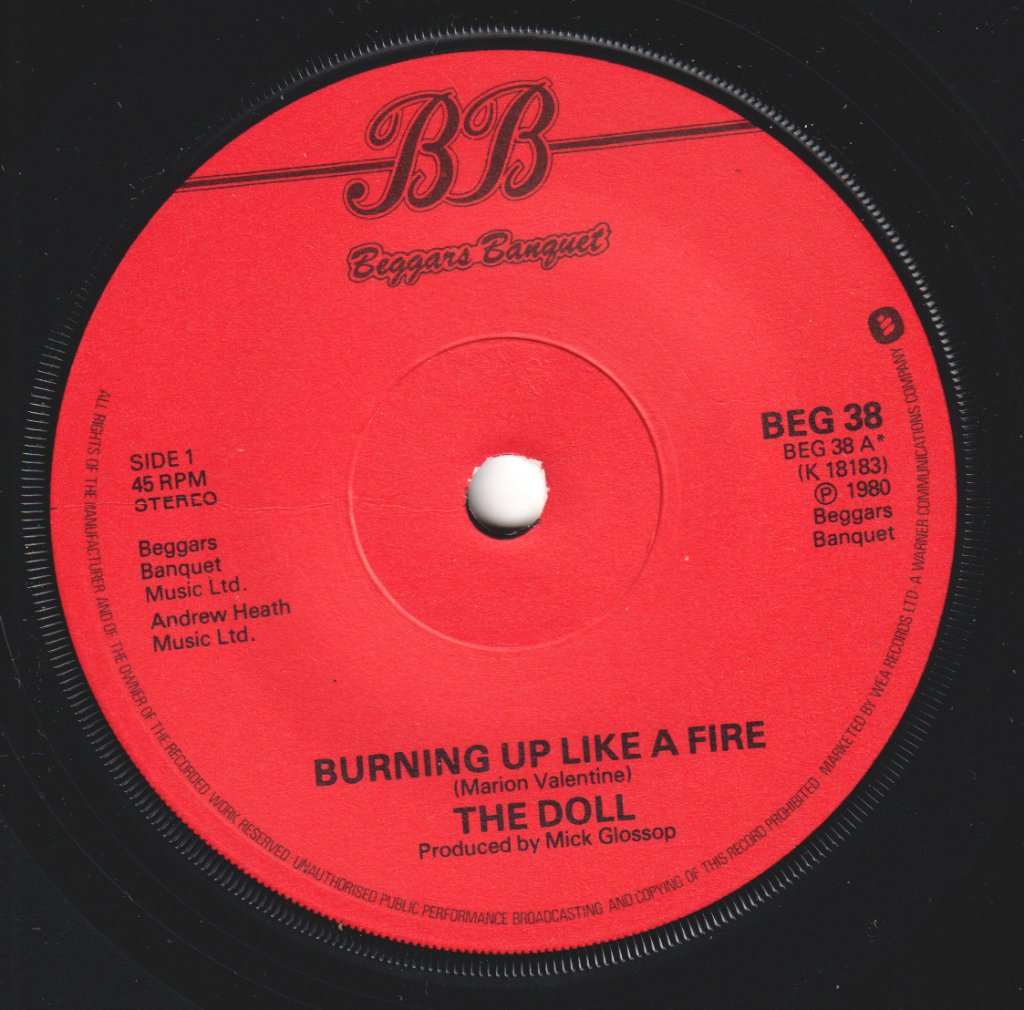 Doll - Burning Up Like A Fire - 7 Inch