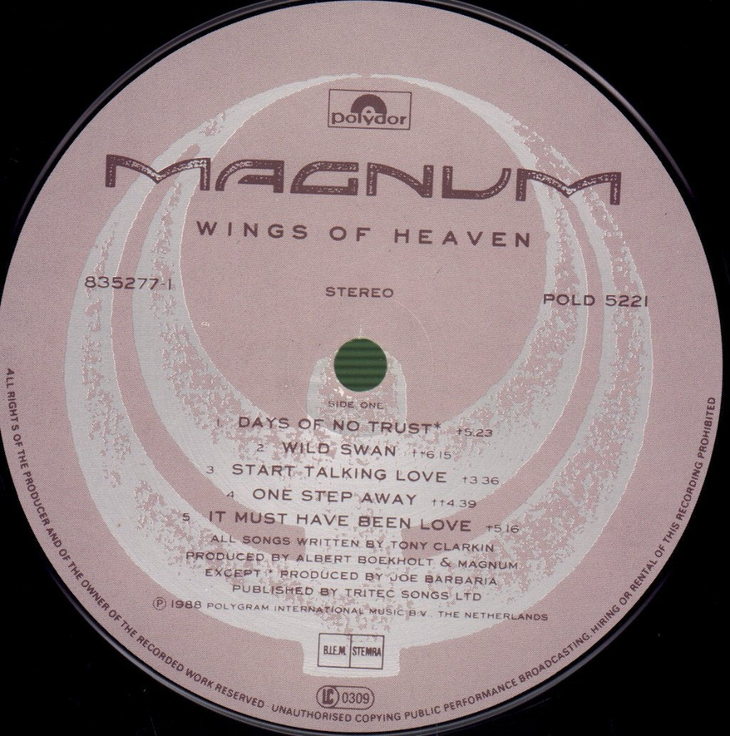 Magnum - Wings Of Heaven - Lp