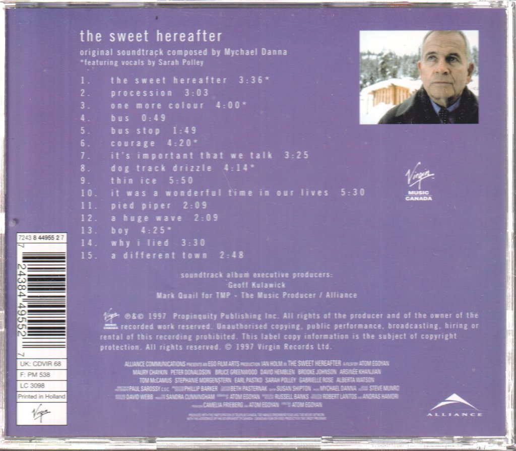 Mychael Danna - Sweet Hereafter (Original Motion Picture Soundtrack) - Cd