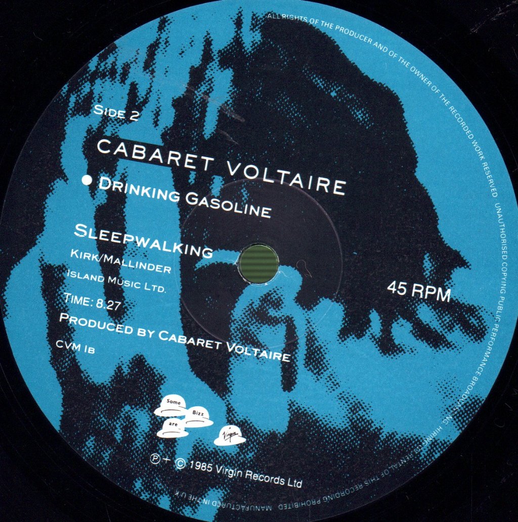 Cabaret Voltaire - Drinking Gasoline - Double 12 Inch