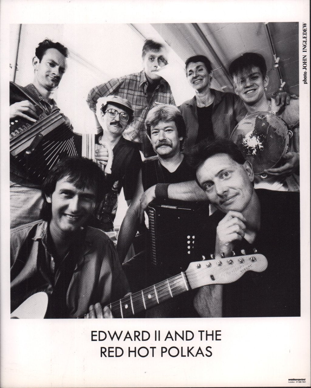 Edward The Second And The Red Hot Polkas - Polkasteady - Lp