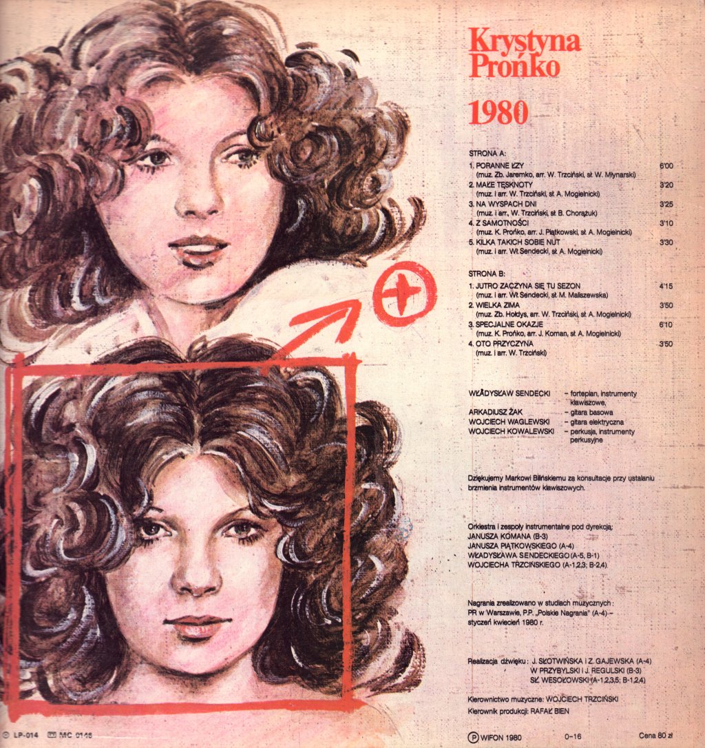 Krystyna Pronko - 1980 - Lp