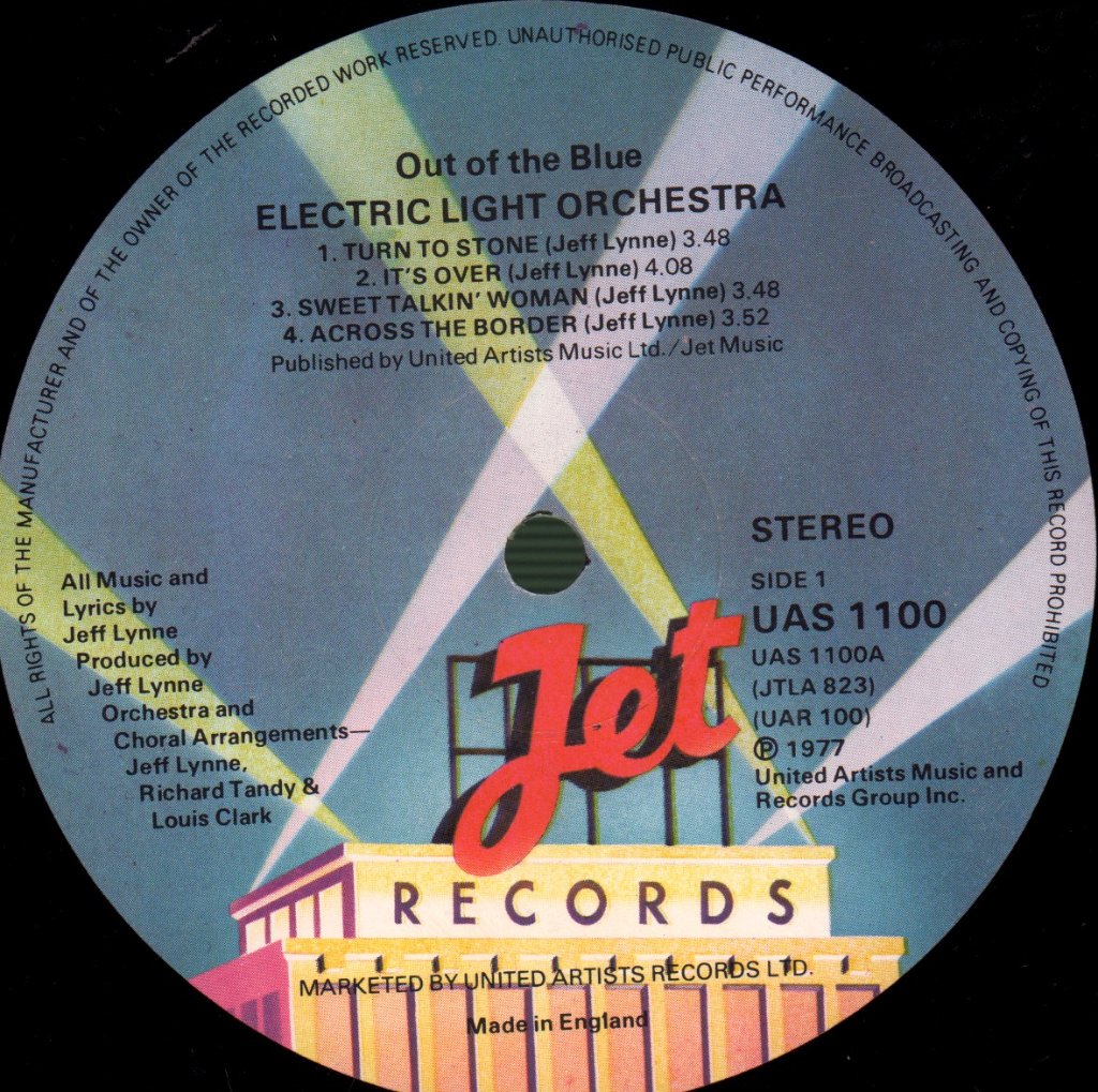 Electric Light Orchestra - Out Of The Blue - Double Lp