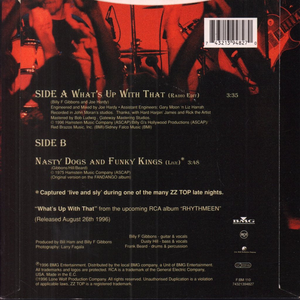 ZZ Top - What's Up With That - 7 Inch
