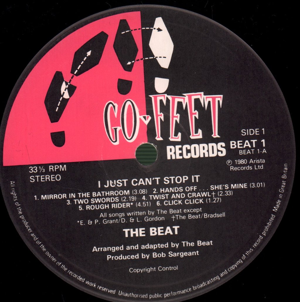Beat - I Just Can't Stop It - Lp