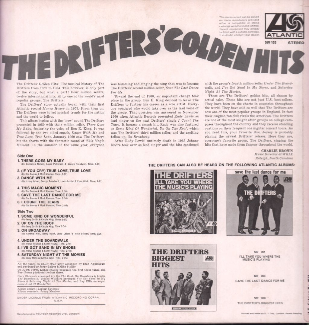Drifters - Drifters' Golden Hits - Lp