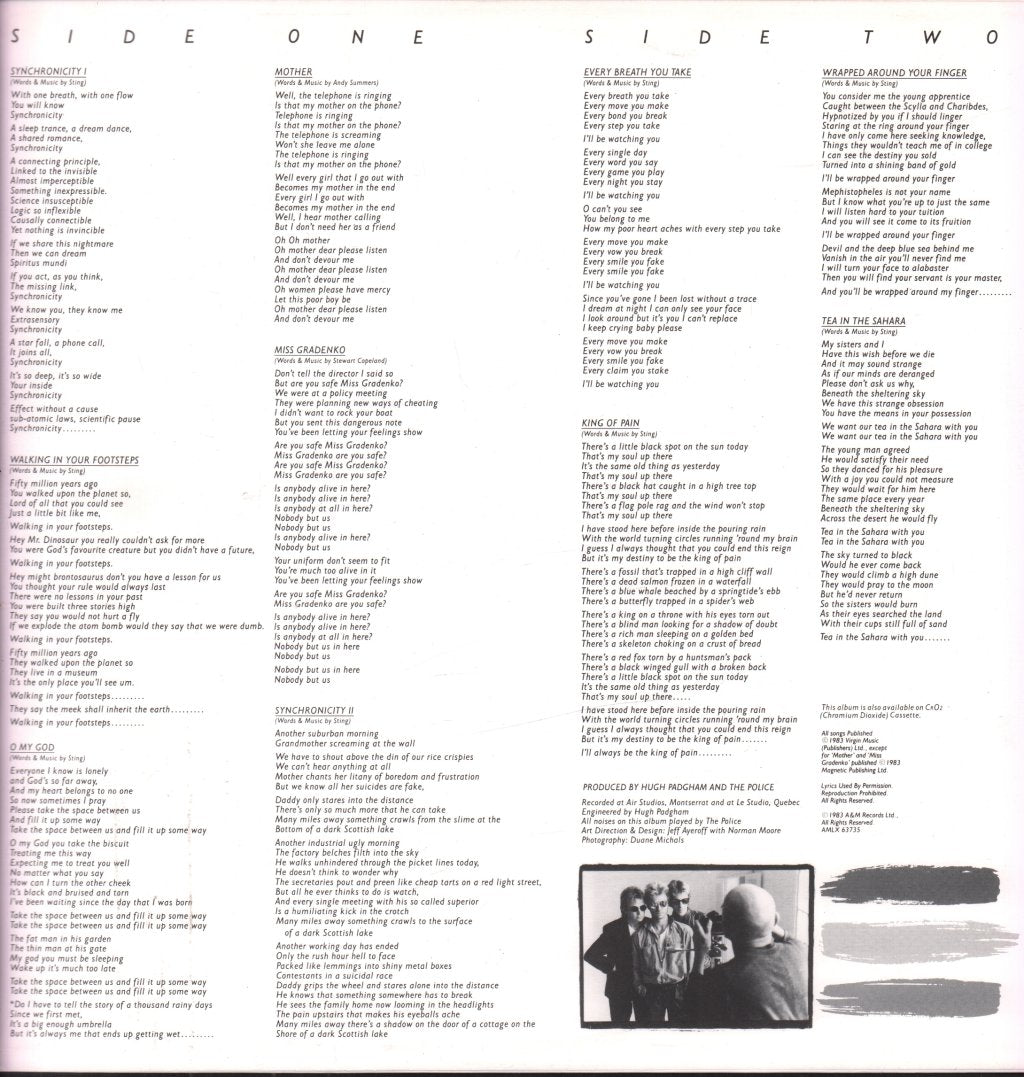 Police - Synchronicity - Lp