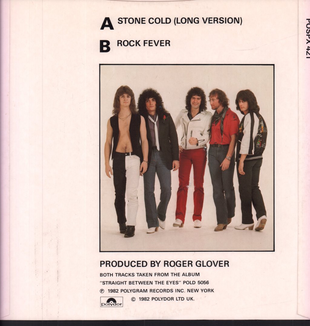 Rainbow (Rock/Metal Group) - Stone Cold - 12 Inch