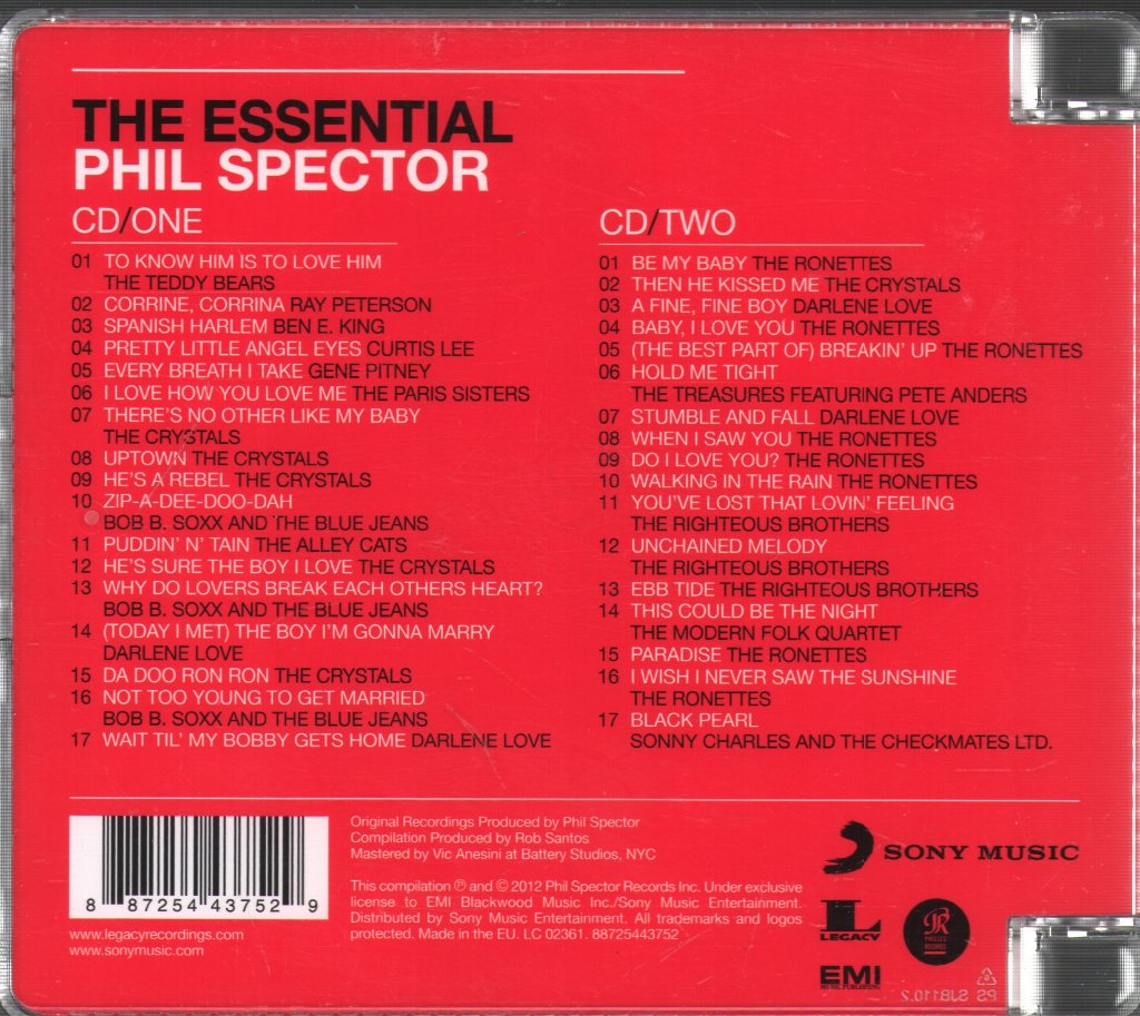 Various Artists - Essential Phil Spector - Double Cd