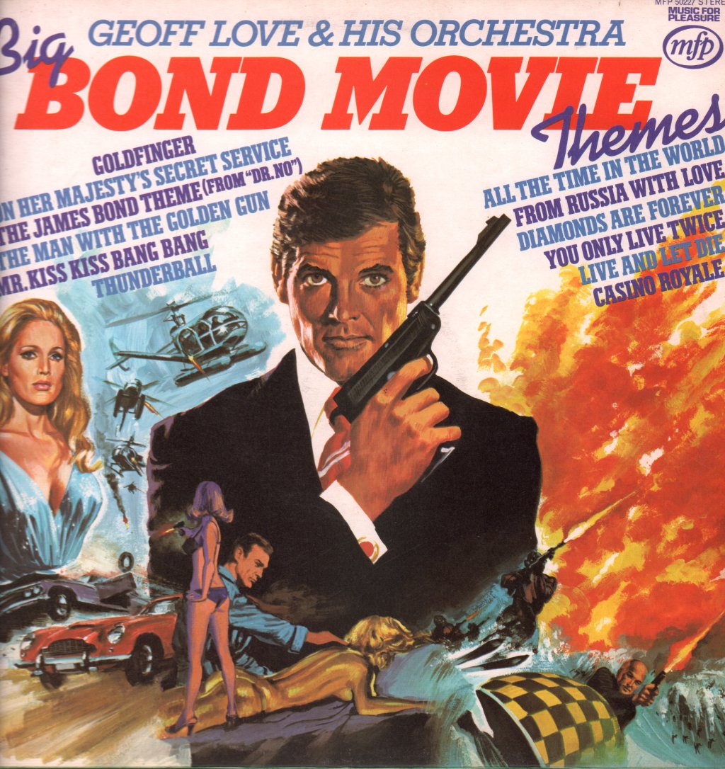 Geoff Love And His Orchestra - Big Bond Movie Themes - Lp