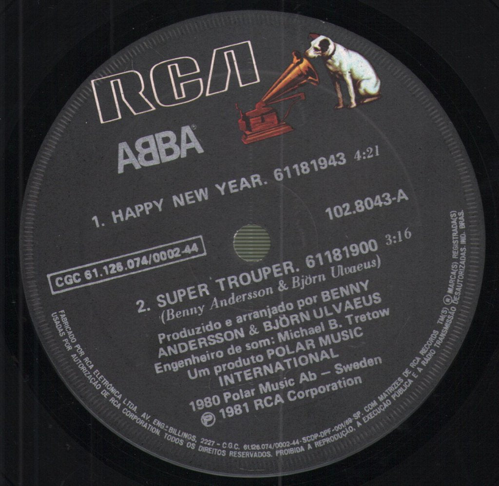 ABBA - Happy New Year - 7 Inch