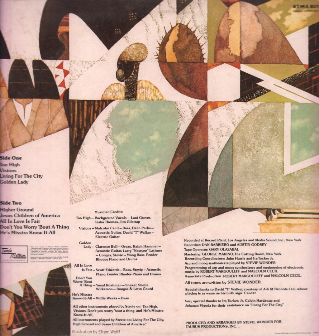 Stevie Wonder - Innervisions - Lp