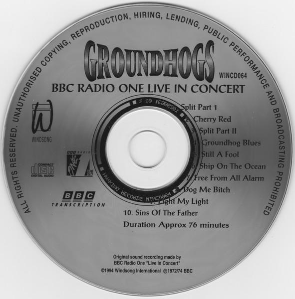 Groundhogs - BBC Radio One Live In Concert - Cd