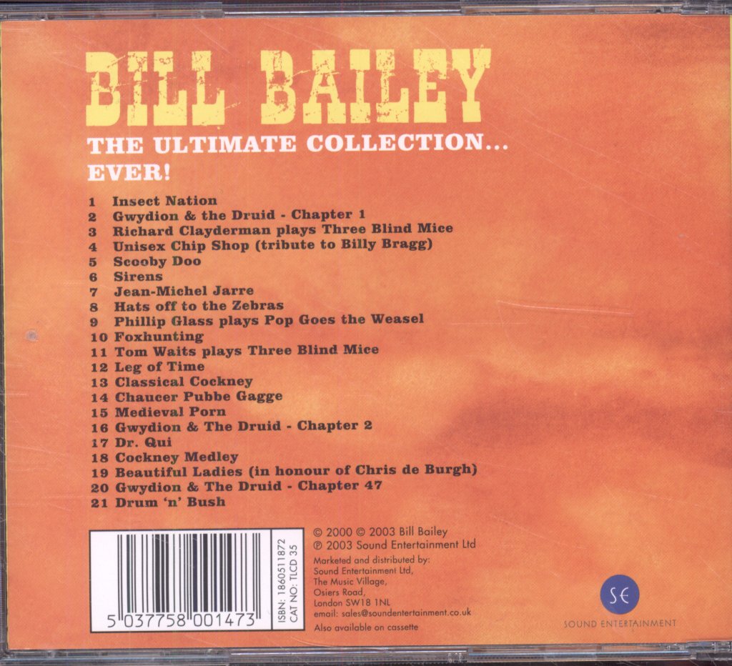 Bill Bailey - Ultimate Collection... Ever! - Cd
