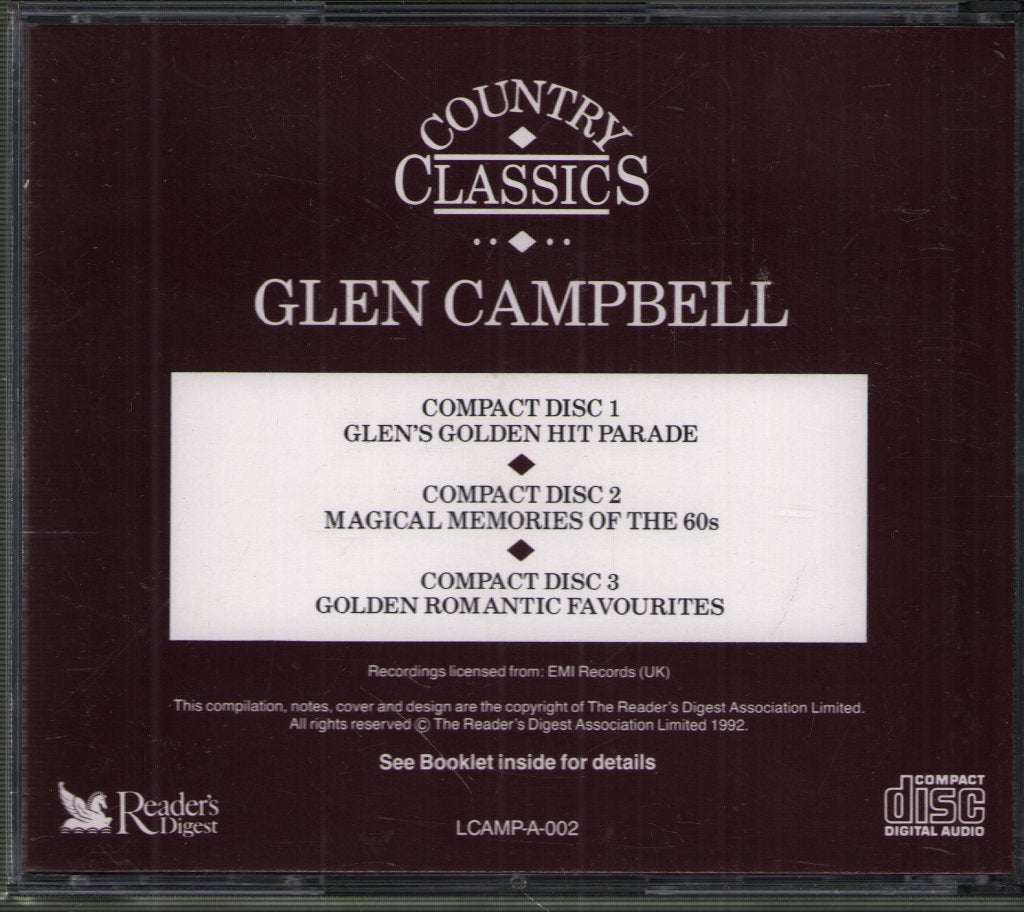 Glen Campbell - Country Classics - Cd Set