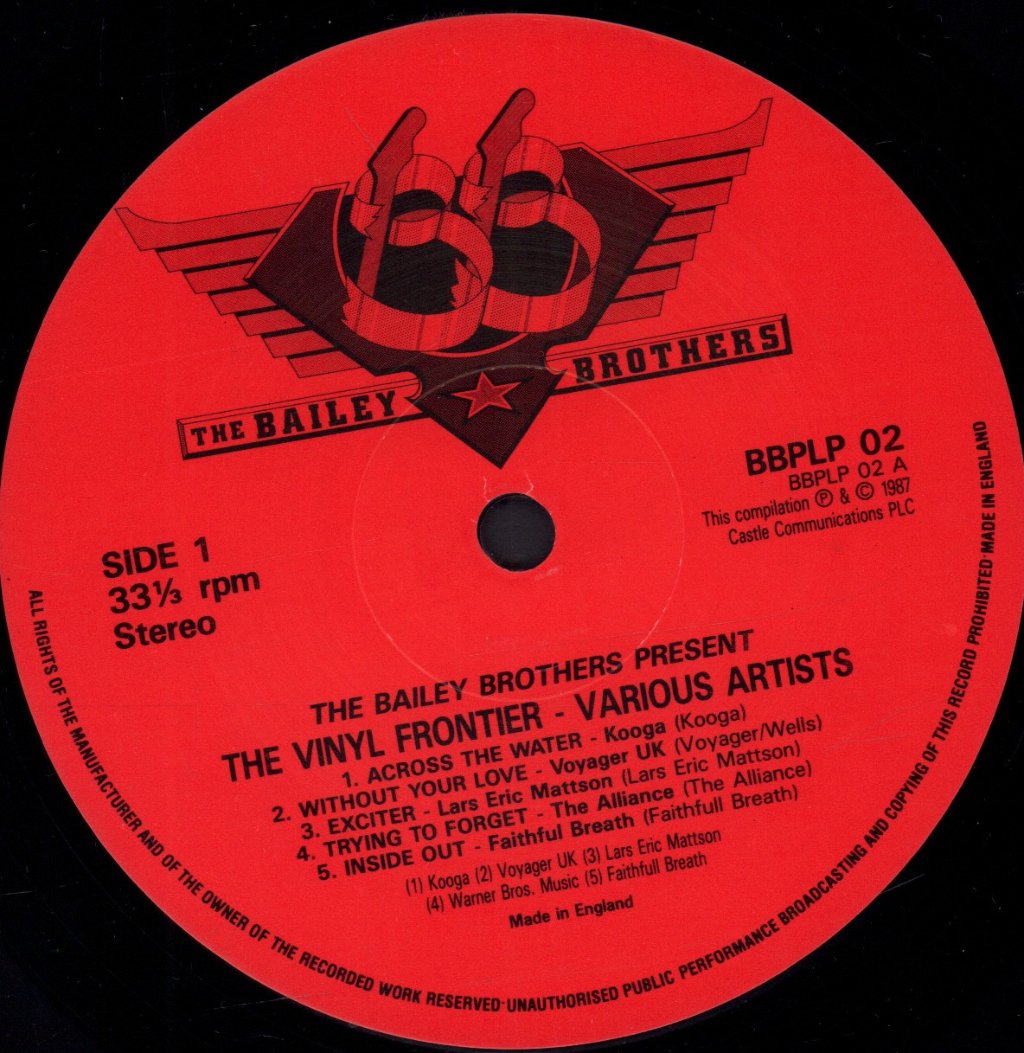 Bailey Brothers Present - Various The Vinyl Frontier - Lp