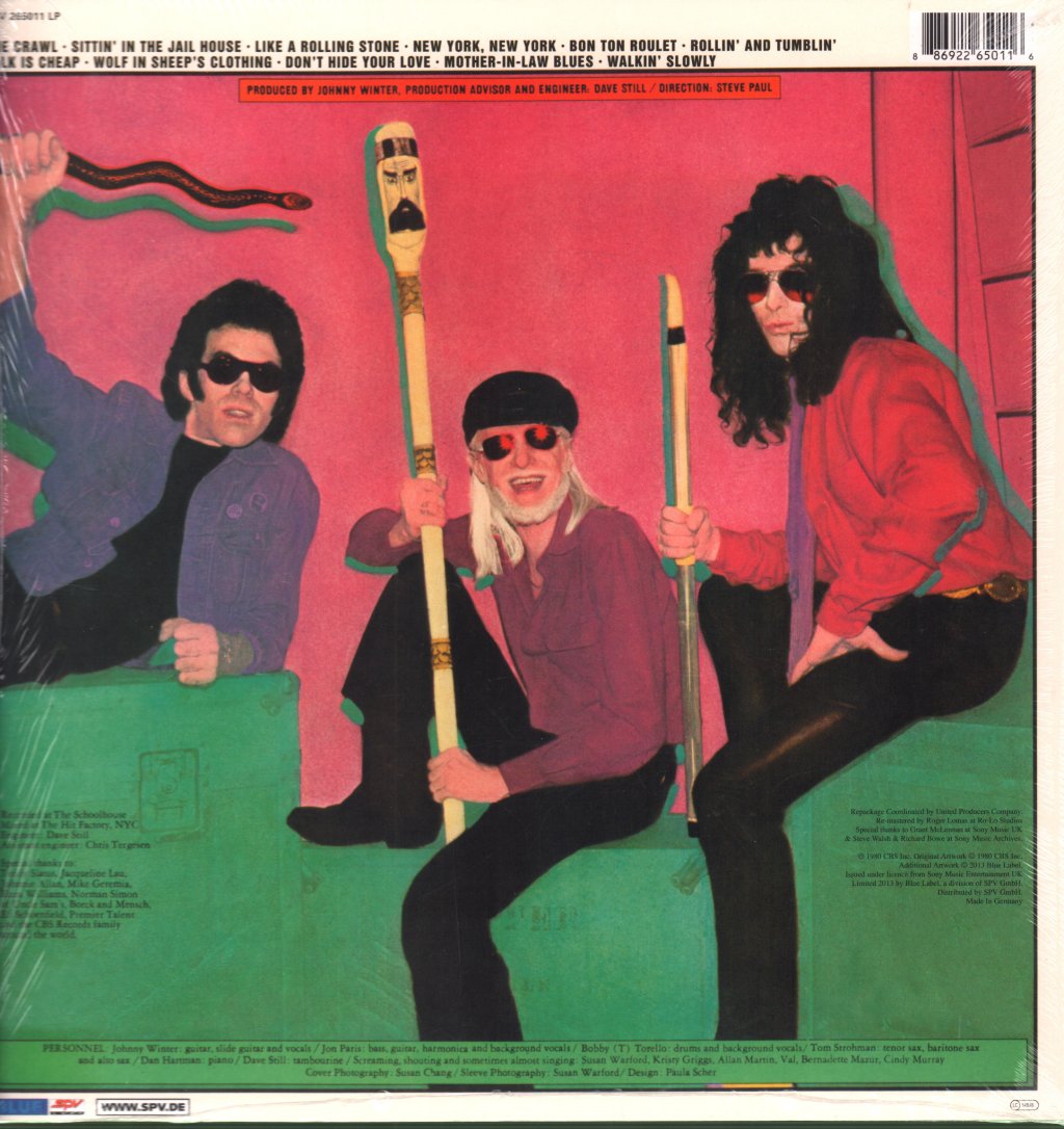 Johnny Winter - Raisin' Cain - Lp