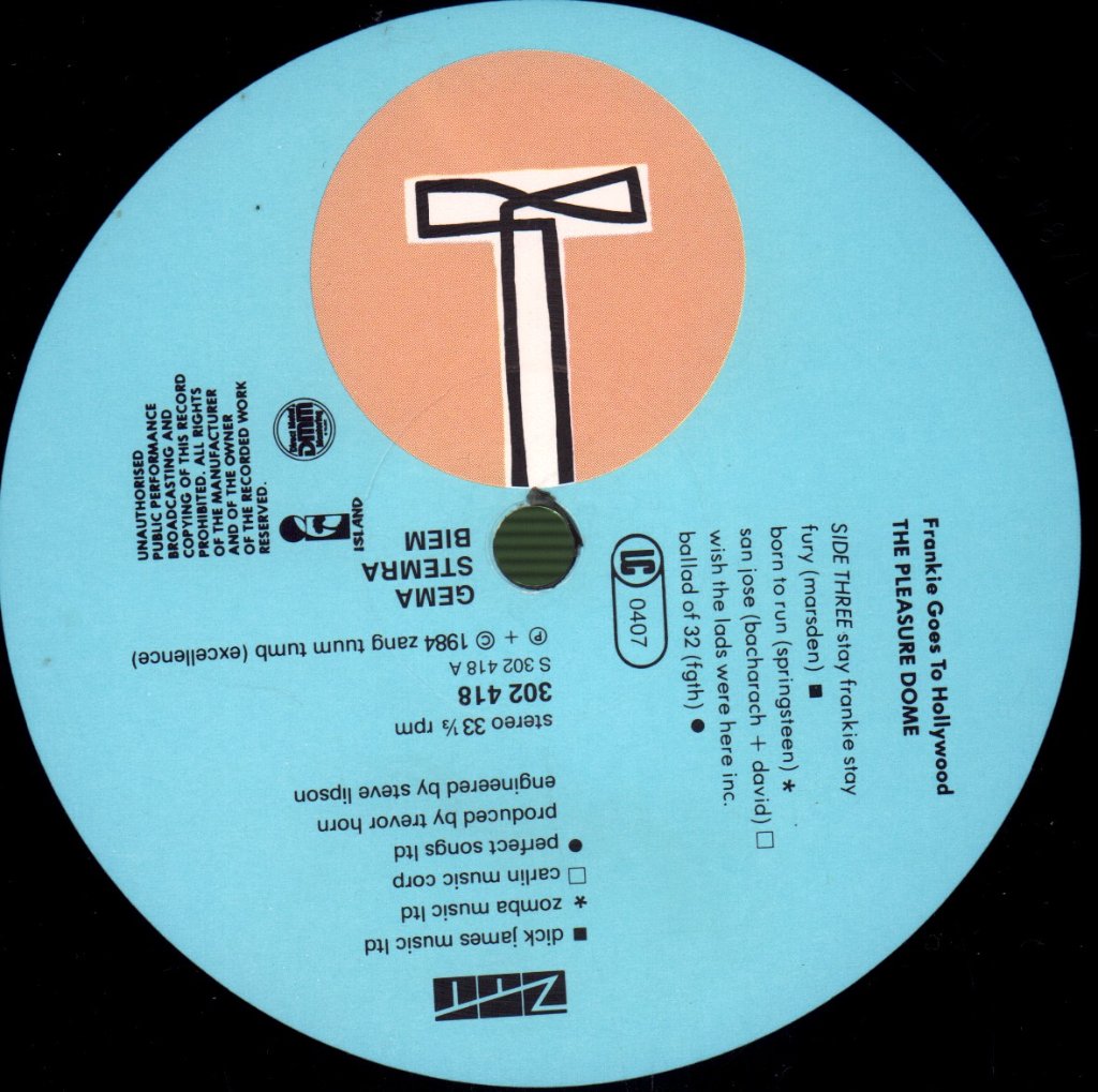 Frankie Goes To Hollywood - Welcome To The Pleasuredome - Double Lp