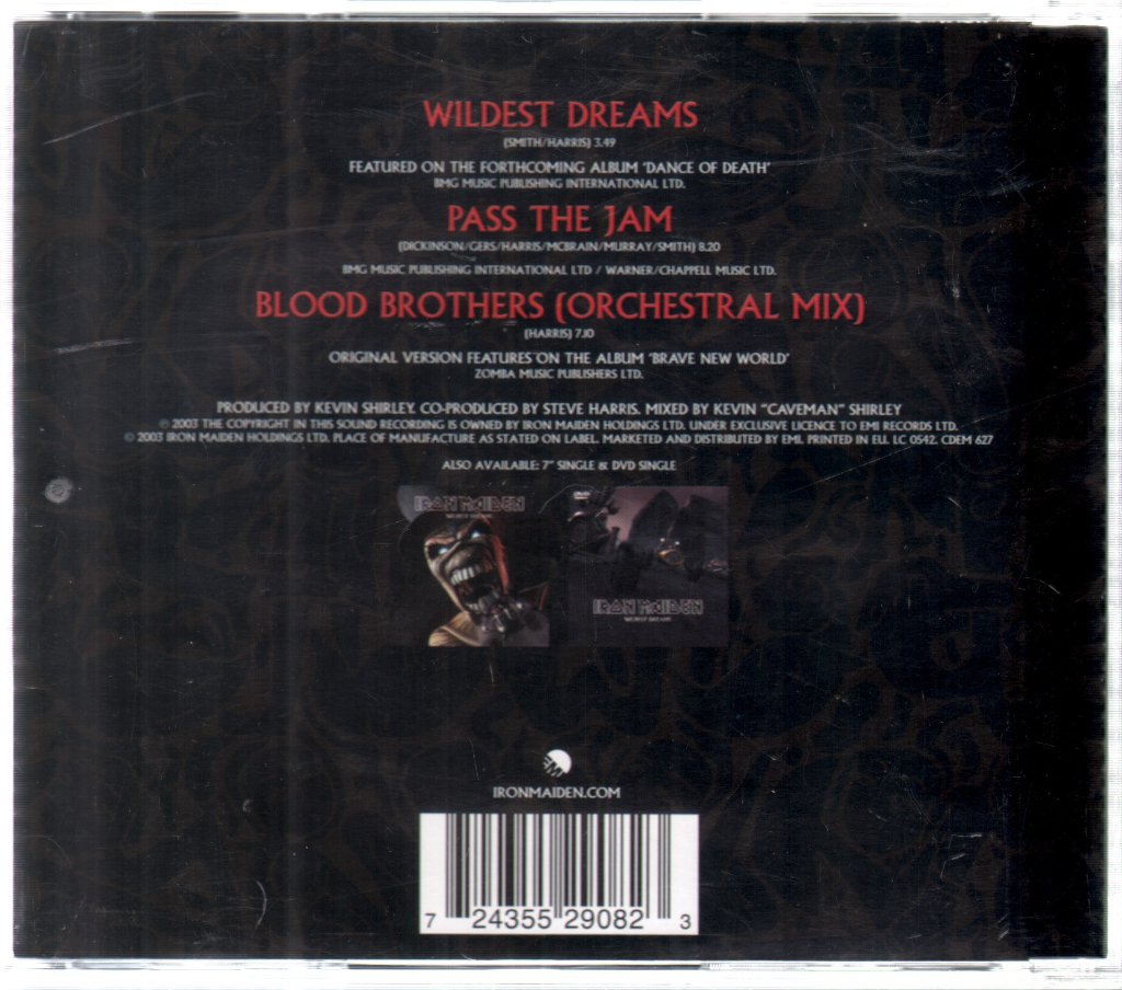 Iron Maiden - Wildest Dreams - Cd