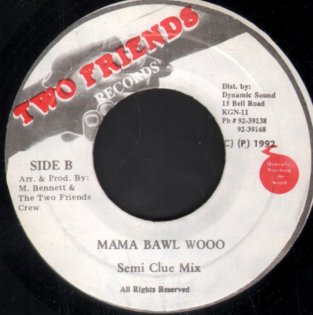 Cocoa Tea - Mama Bawl Wooo - 7 Inch