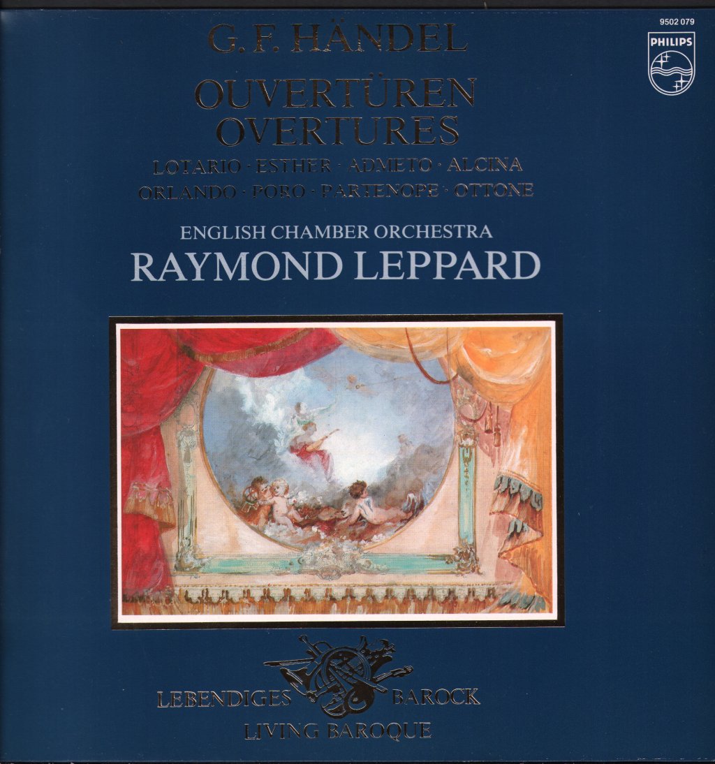 Raymond Leppard / English Chamber Orchestra - G. F. Handel - Ouvertüren - Overtures - Lp