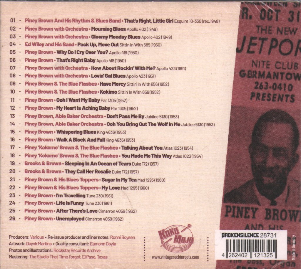 Piney Brown - You Bring Out The Wolf In Me! 1948-1962 - Cd