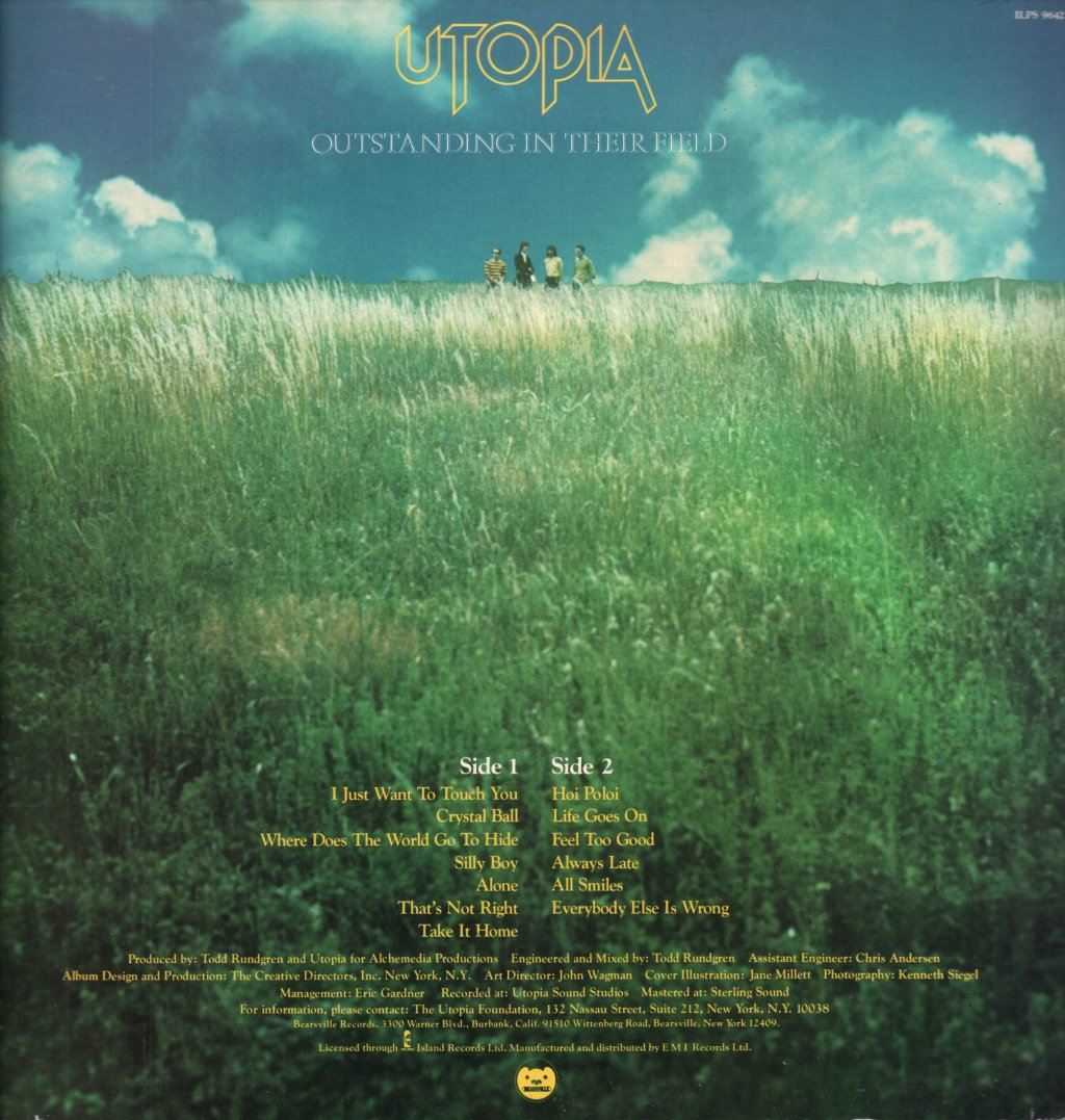 Utopia (Todd Rundgren) - Deface The Music - Lp