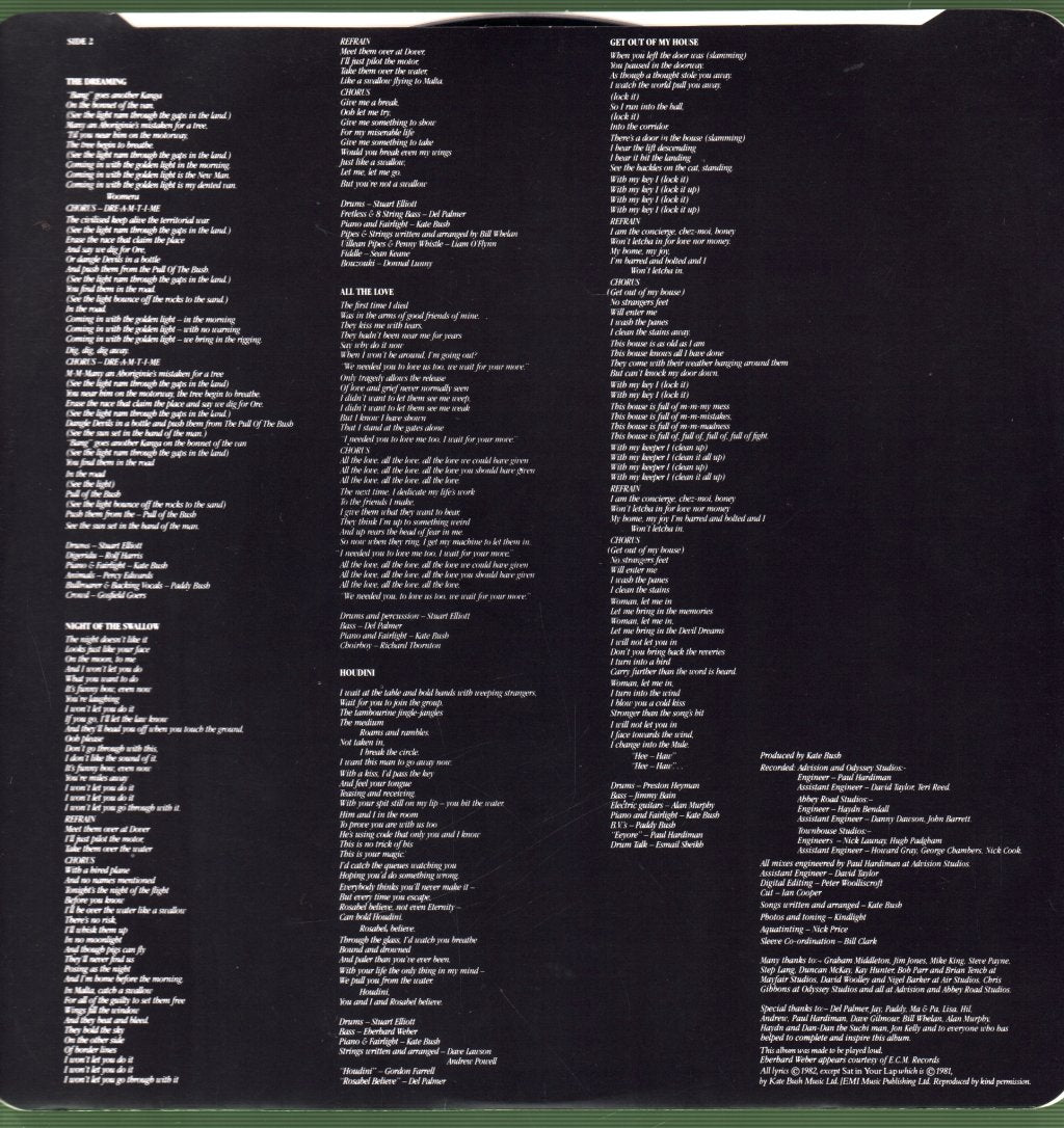 Kate Bush - Dreaming - Lp