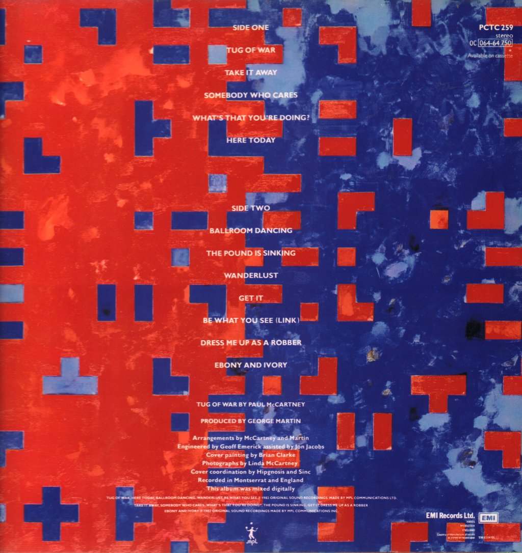 Paul McCartney - Tug Of War - Lp