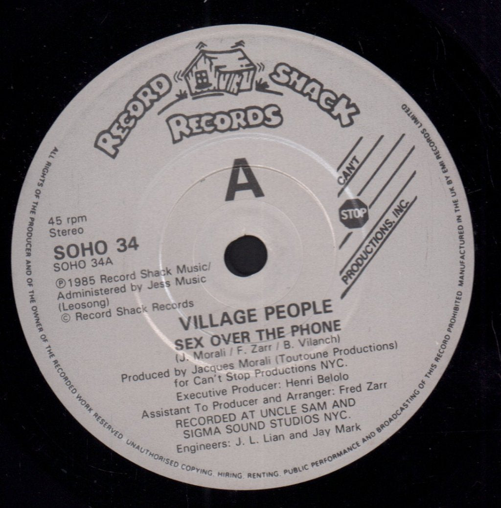 Village People - Sex Over The Phone - 7 Inch