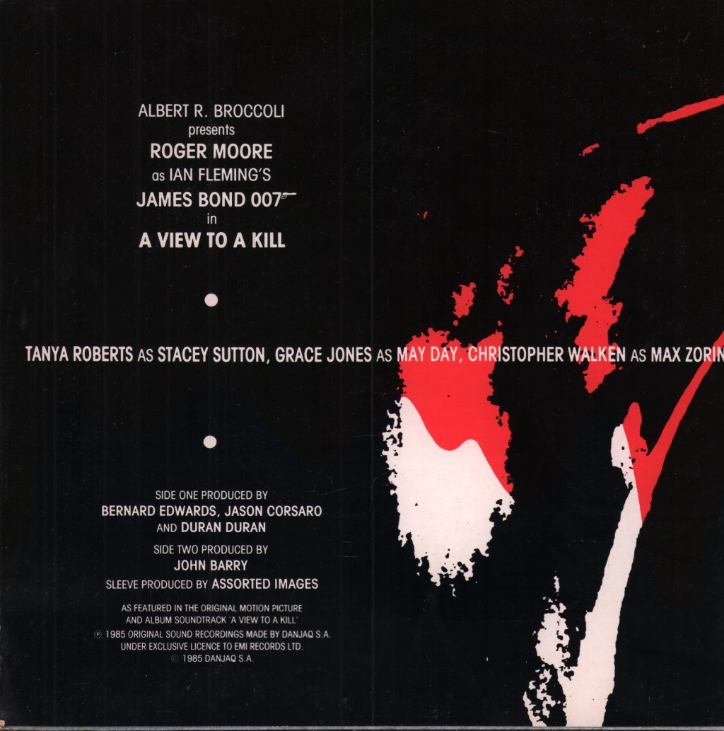 Duran Duran - A View To A Kill - 7 Inch