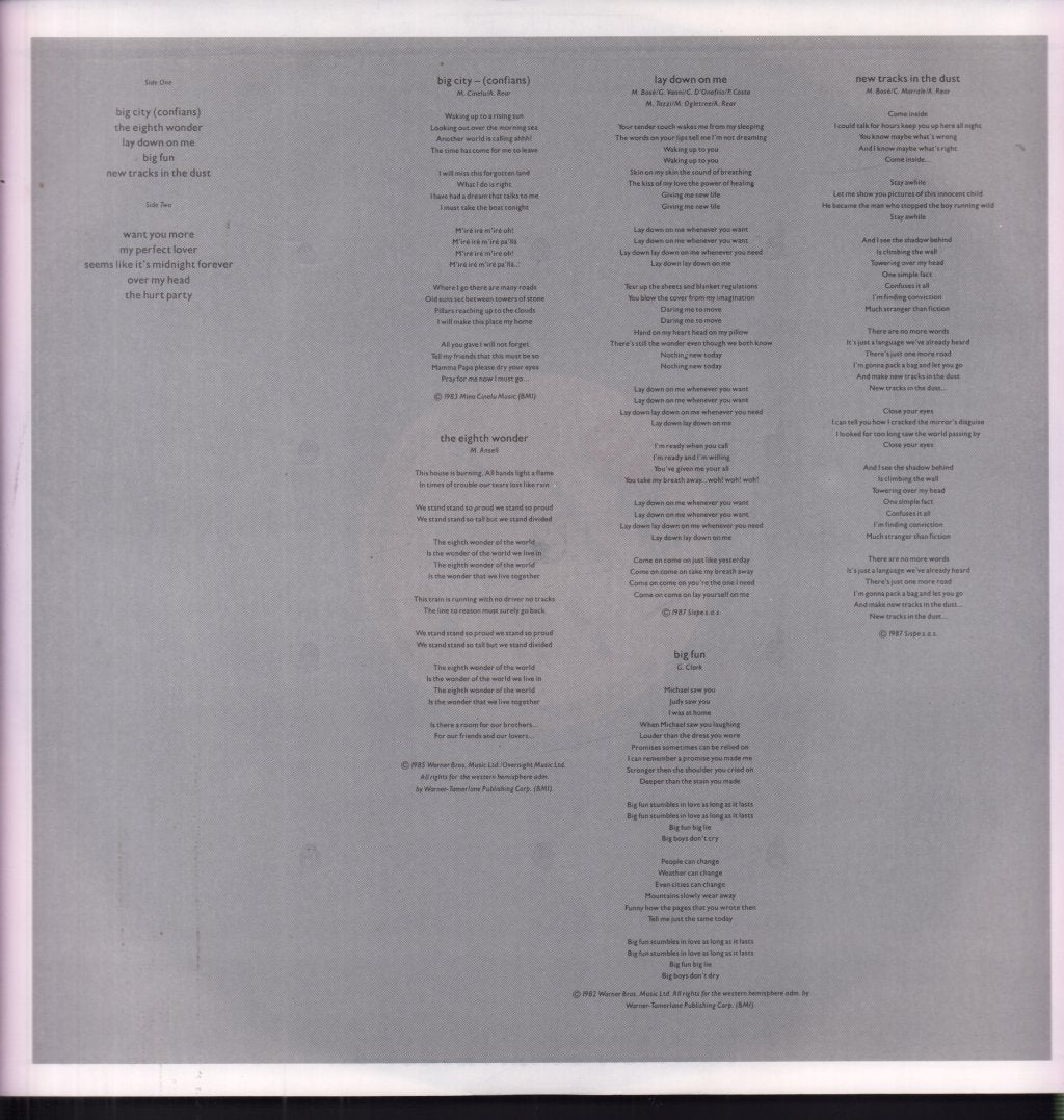 Miguel Bose - Xxx - Lp