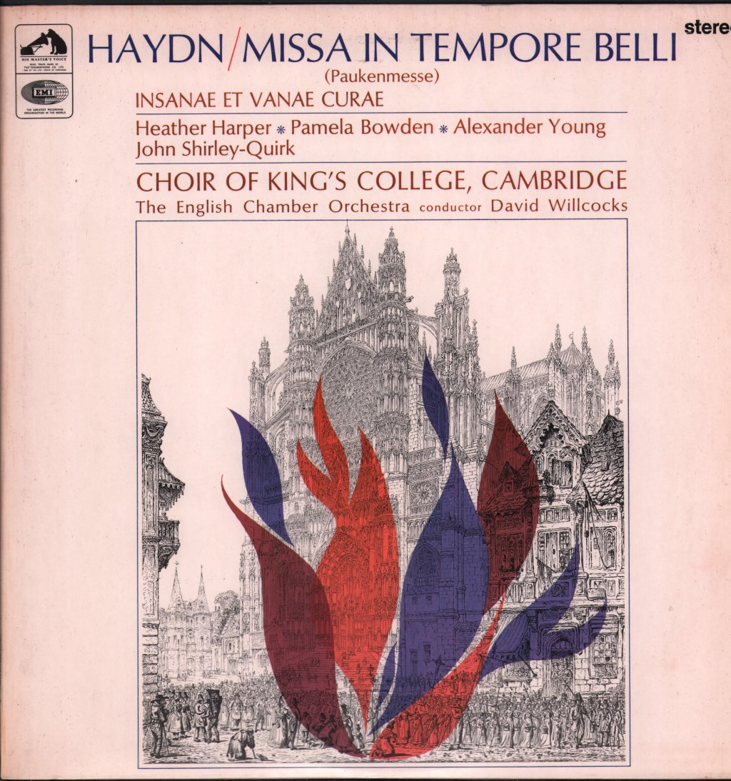 Heather Harper / Pamela Bowden / Alexander Young / John Shirley-Quirk / Choir Of King's College, Cambridge - Haydn - Missa In Tempore Belli (Paukenmesse) - Lp