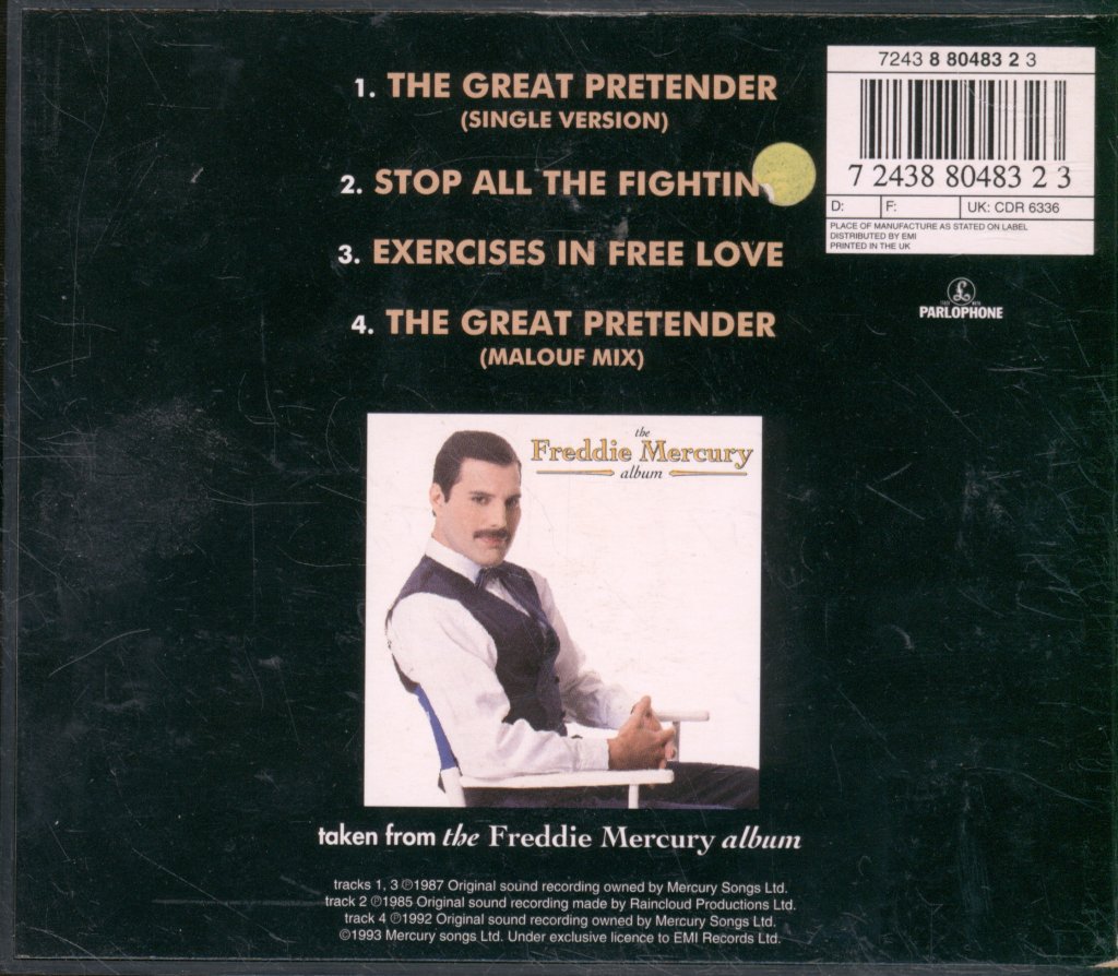 Freddie Mercury - Great Pretender - Cd