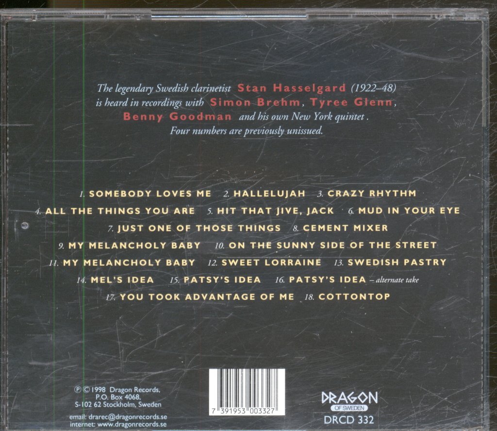 Stan Hasselgard - Cottontop 1946-1948 - Cd