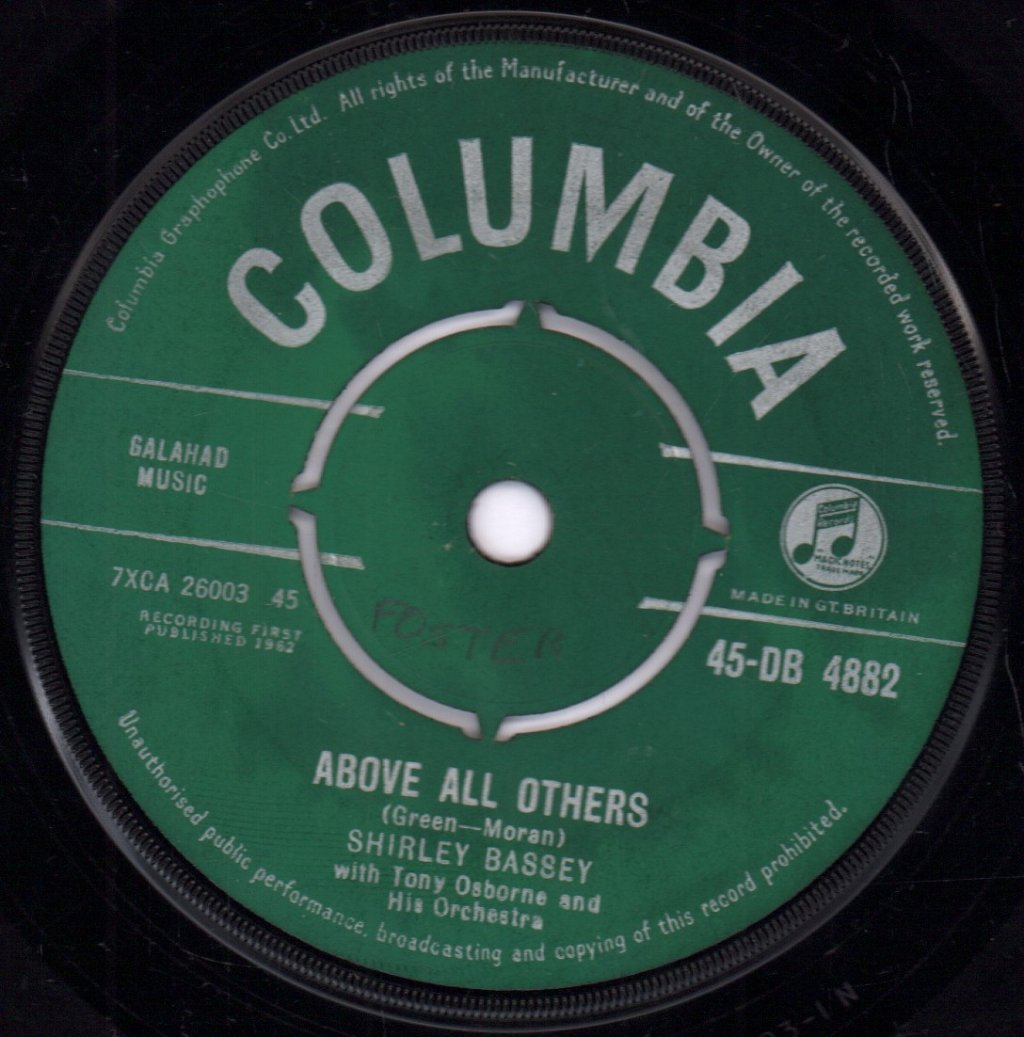 Shirley Bassey - What Now My Love - 7 Inch