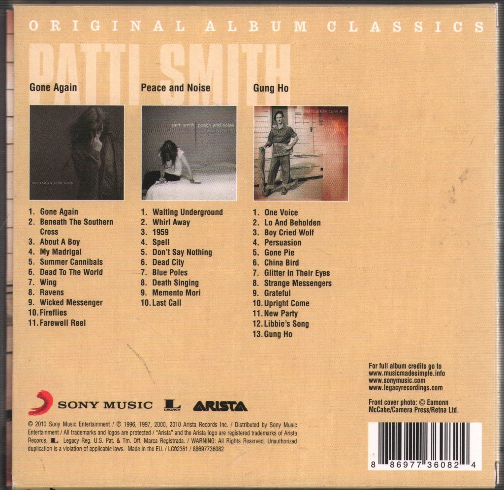Patti Smith - Original Album Classics - Cd Set