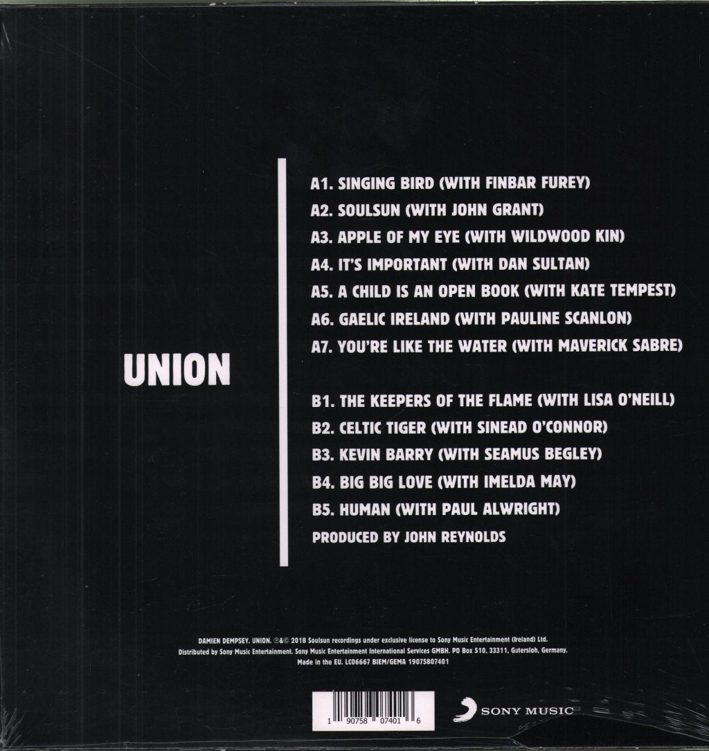 Damien Dempsey - Union - Lp