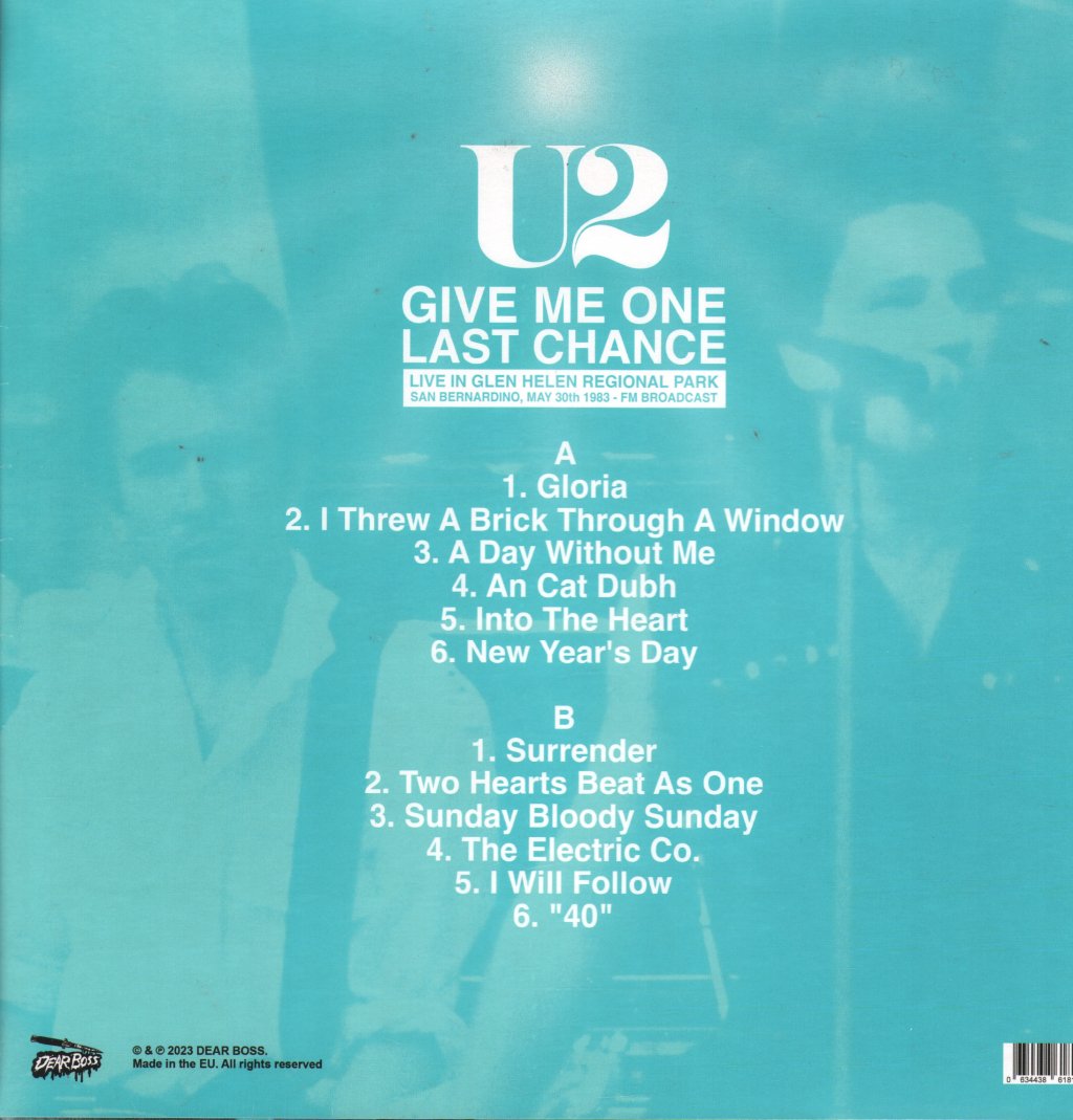 U2 - Give Me One Last Chance - Lp