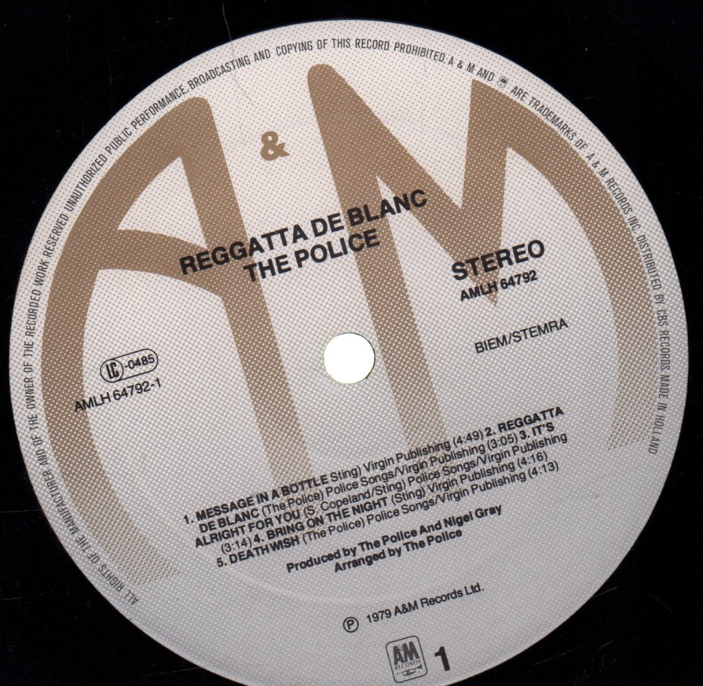 Police - Reggatta De Blanc - Lp
