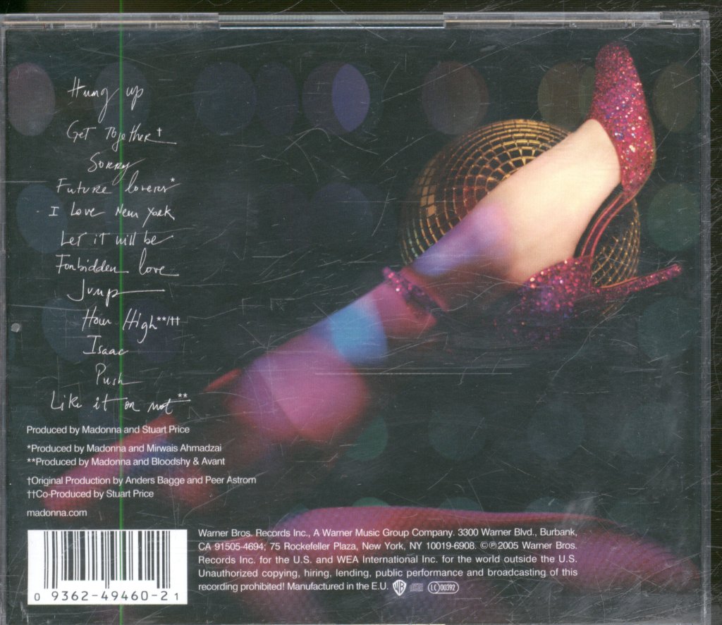 Madonna - Confessions On A Dance Floor - Cd