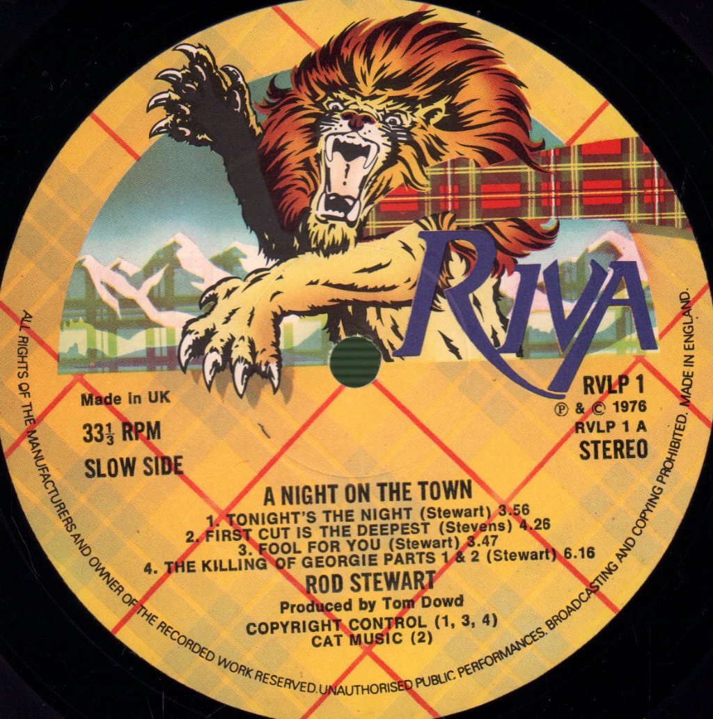 Rod Stewart - A Night On The Town - Lp
