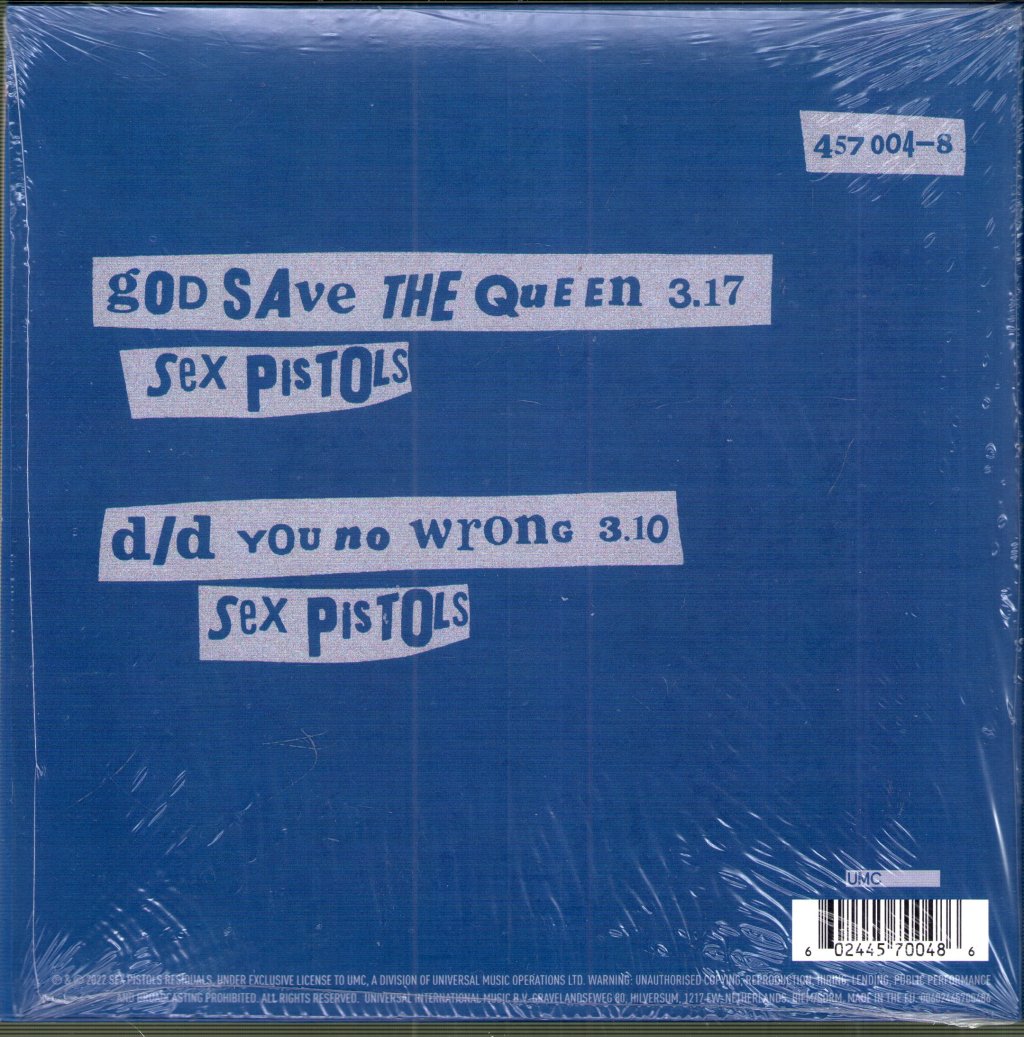 Sex Pistols - God Save The Queen - 7 Inch