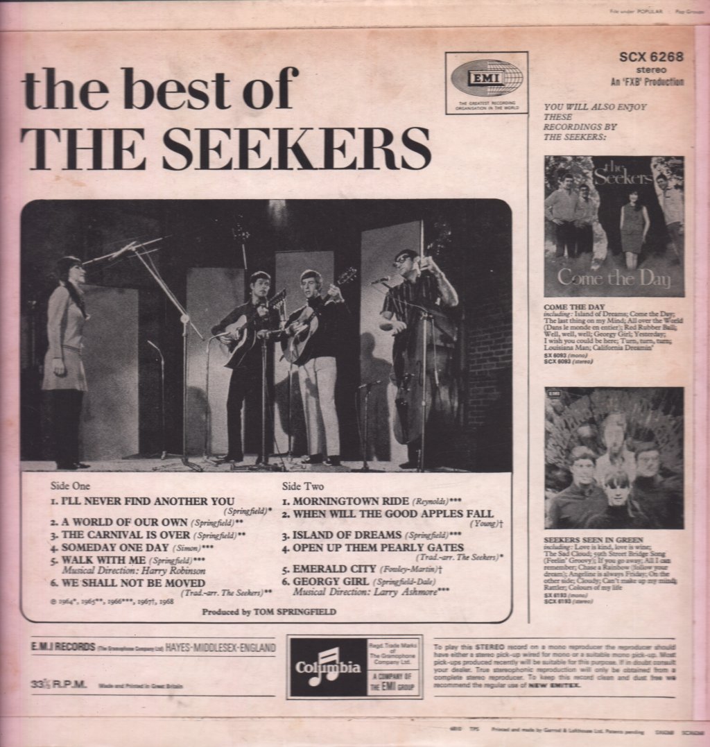 Seekers - Best Of - Lp